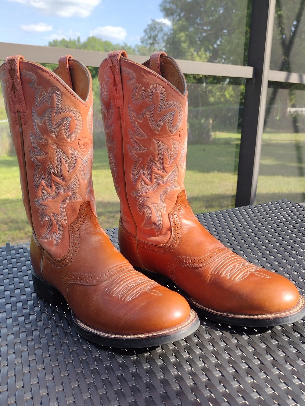 Ariat Cobalt Heritage Round Toe Cowgirl Western Boots Women's Cowboy